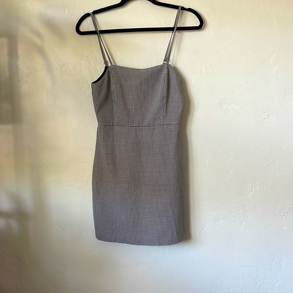 Pull & Bear Gingham Mini Dress